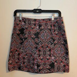 Free People Printed Modern Femme Mini Skirts